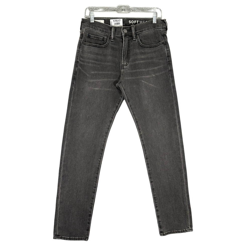Gap Slim Soft Denim Mens 31x30 Silver Grey Excellent Soft Wear Stretch Jeans